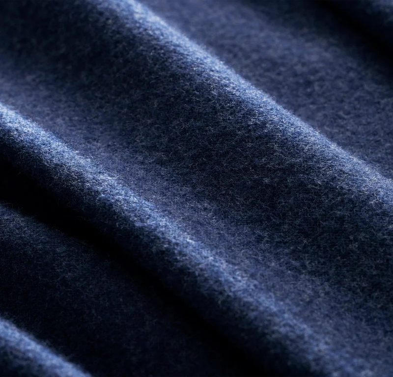 Flannel Sheet Set - Heathered Navy