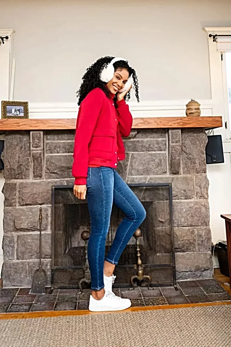 Judy Blue Skinny Jeans voor grote maten - Comfortabele gewassen thermische stof, flatterende pasvorm, trendy stijl