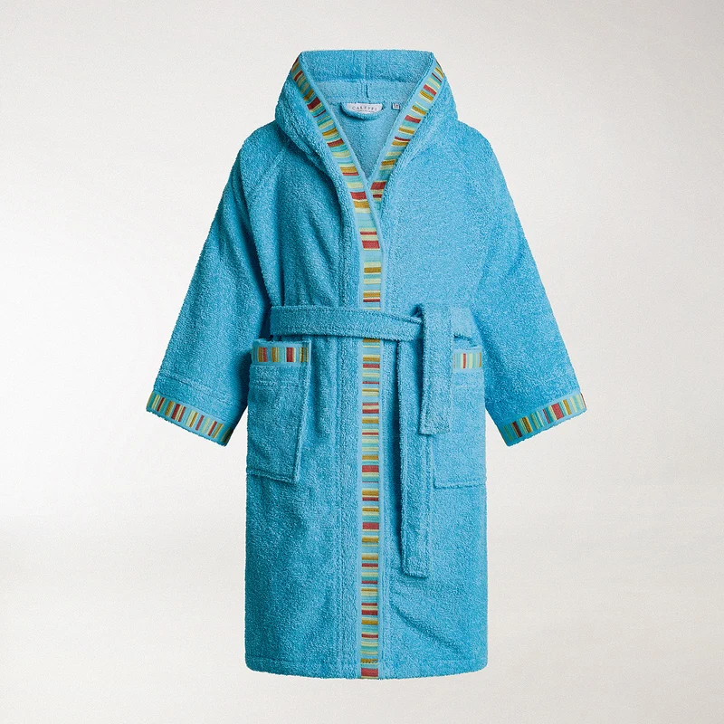 Accappatoio con Cappuccio Yupi Junior in Cotone 360 gr/mq
