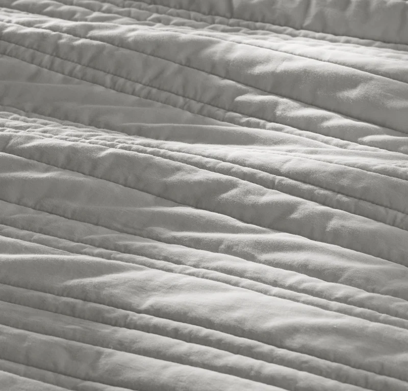 Signature Stripe Quilt Set - Mist