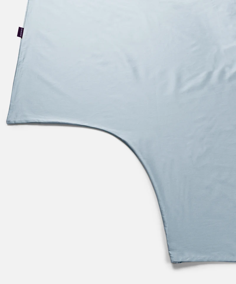 Bettwäsche Set Ägyptische Baumwolle 400TC Satin | Pastellblau
