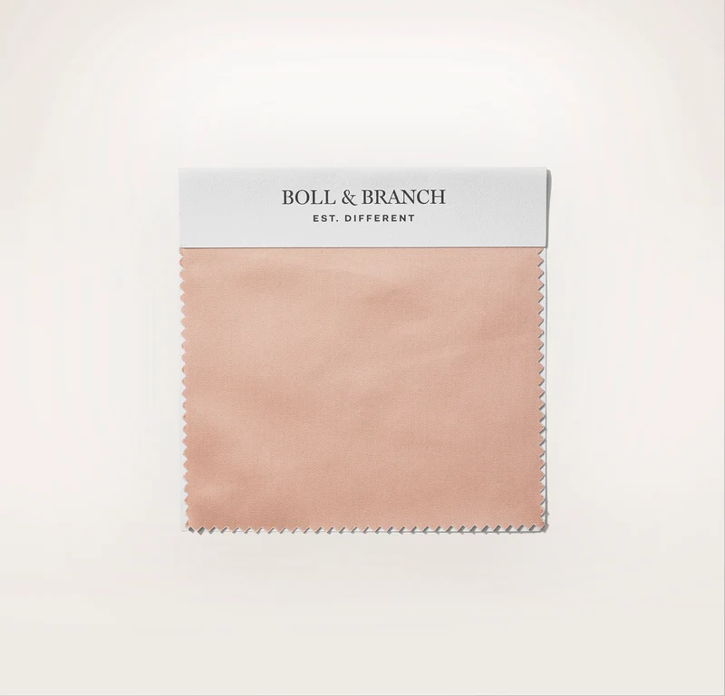 Signature Hemmed Fabric Swatch - Terracotta