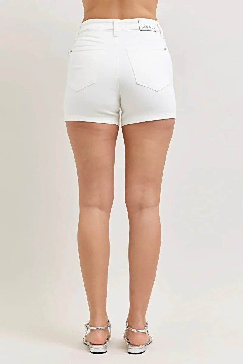 Judy Blue comfortabele casual shorts - Volledige maat, hoge taille, slim fit, plus size