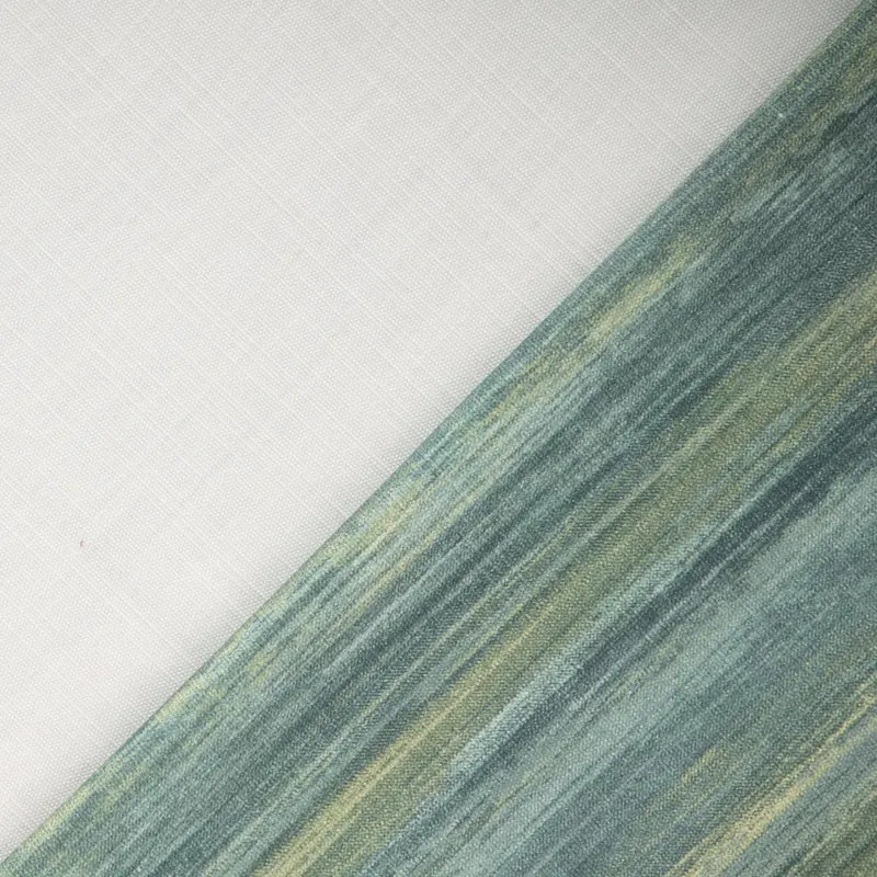 Bio Aquarelle Stripes - mixed green