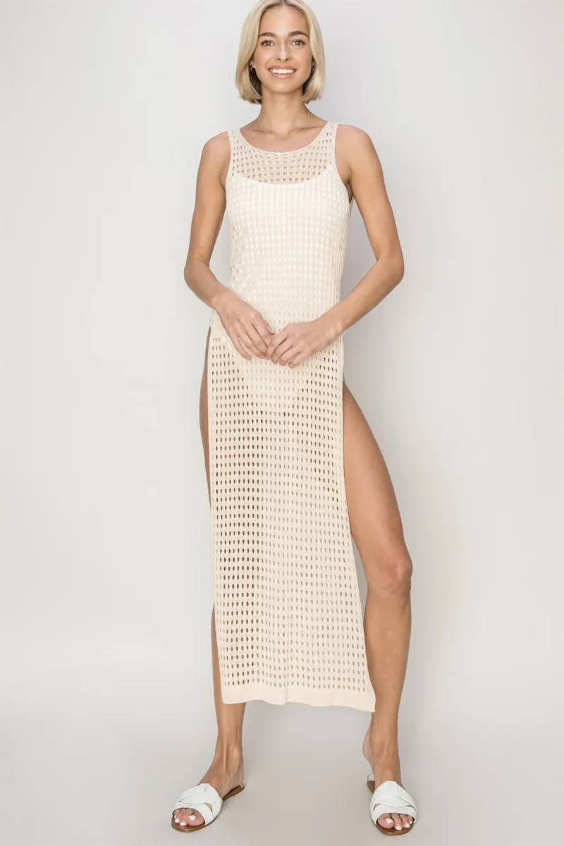 HYFVE Gehaakte Rugloze Cover-up Jurk