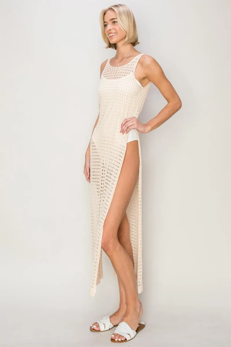HYFVE Gehaakte Rugloze Cover-up Jurk