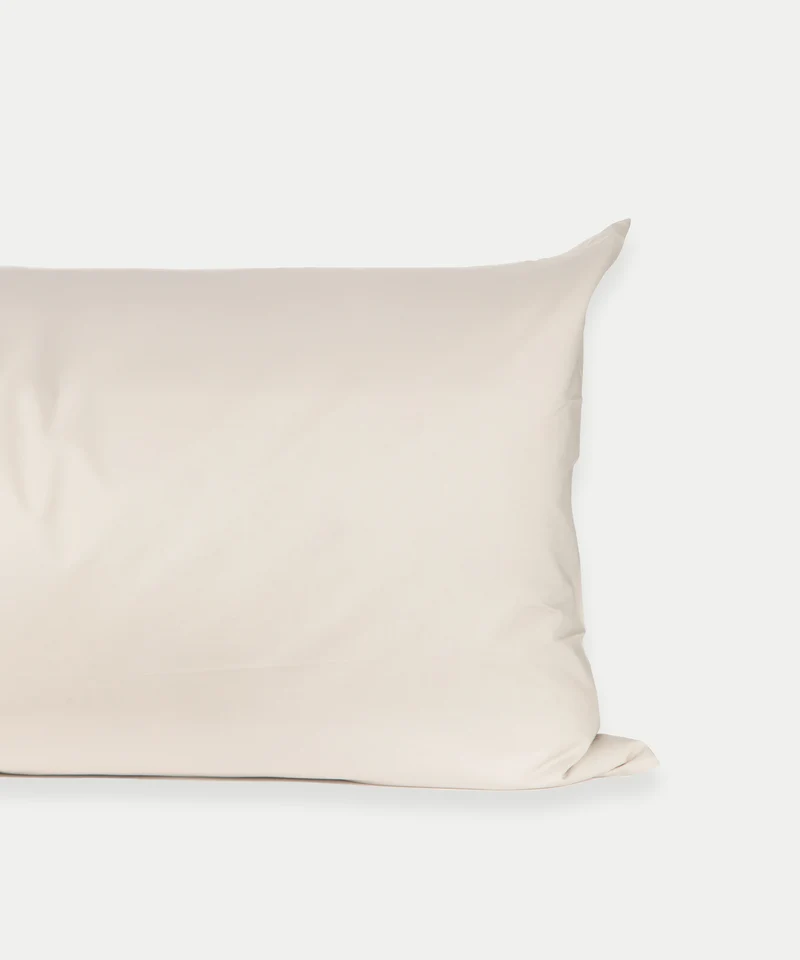 Kissenbezug Ägyptische Baumwolle Perkal 400TC | Chalk White