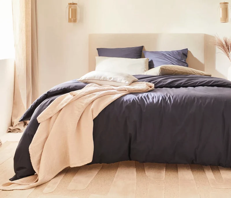 Drap housse en coton bio