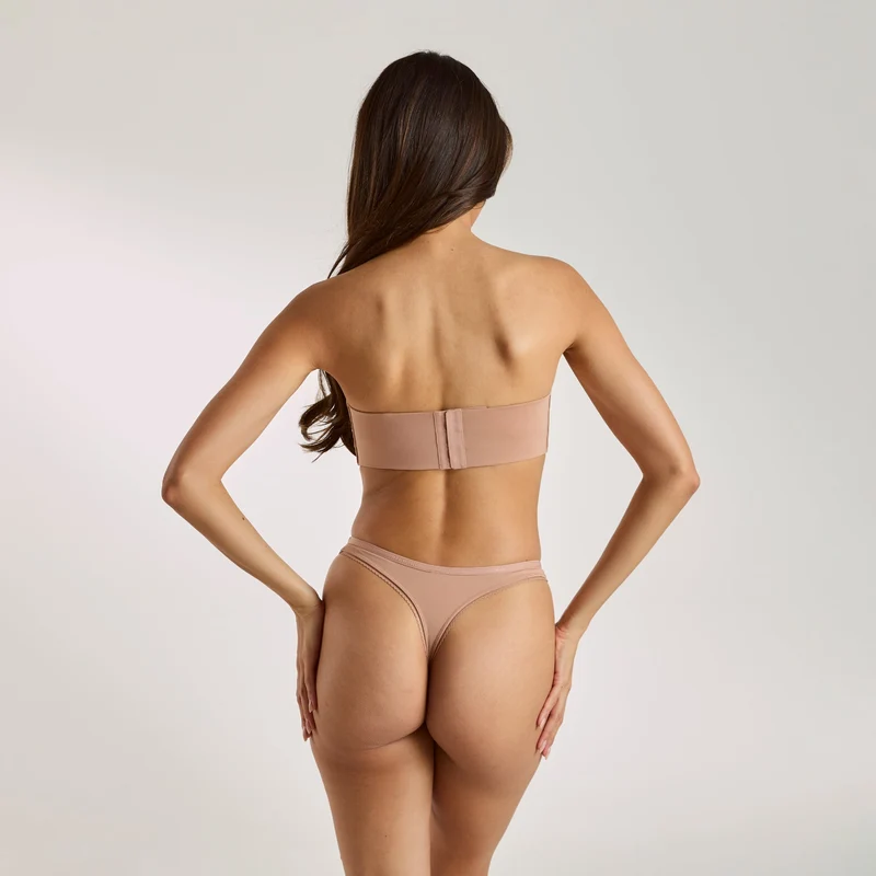 Wired Strapless BH - Honingkleurig