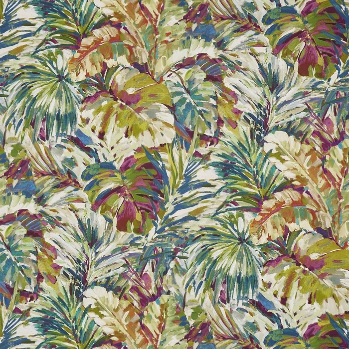 Baumwollstoff Palm - violett