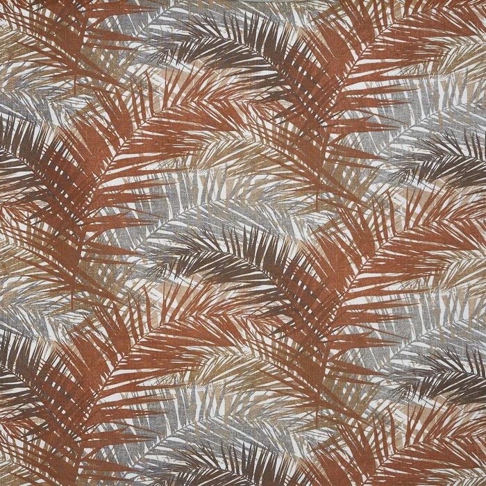 Dekostoff Palmen - rot