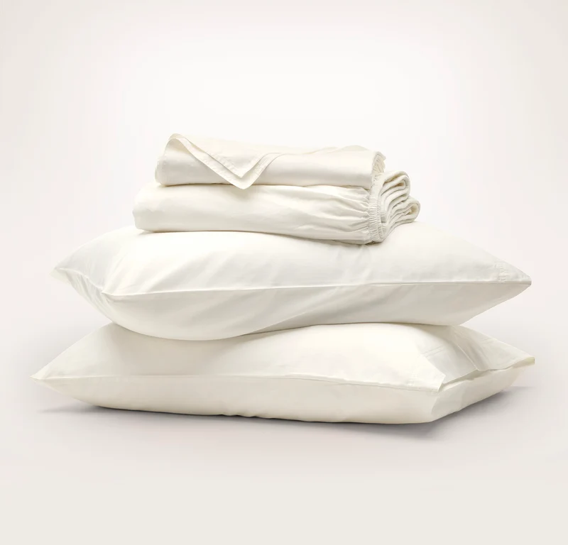 Signature Vintage Washed Sheet Set - Vintage Cream