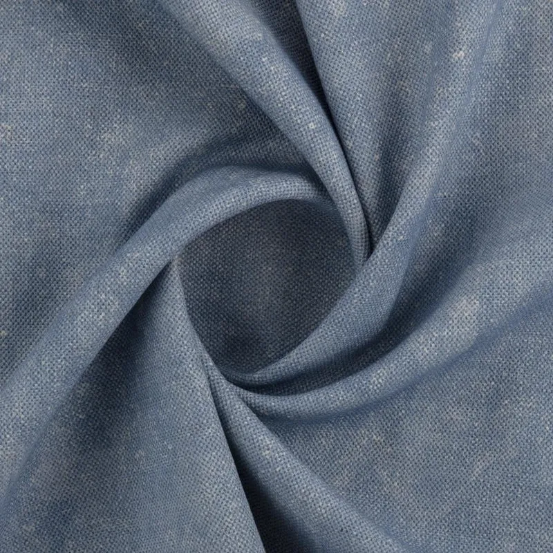Polsterstoff Shabby Chic Uni - skyblue