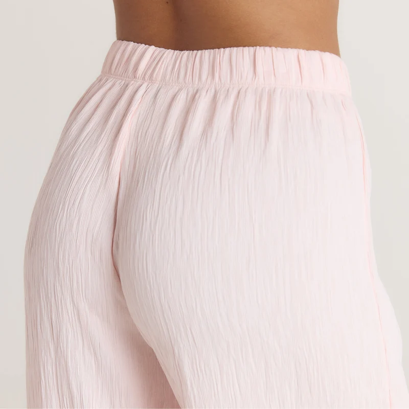 Crinkle Pyjamabroek - Roze