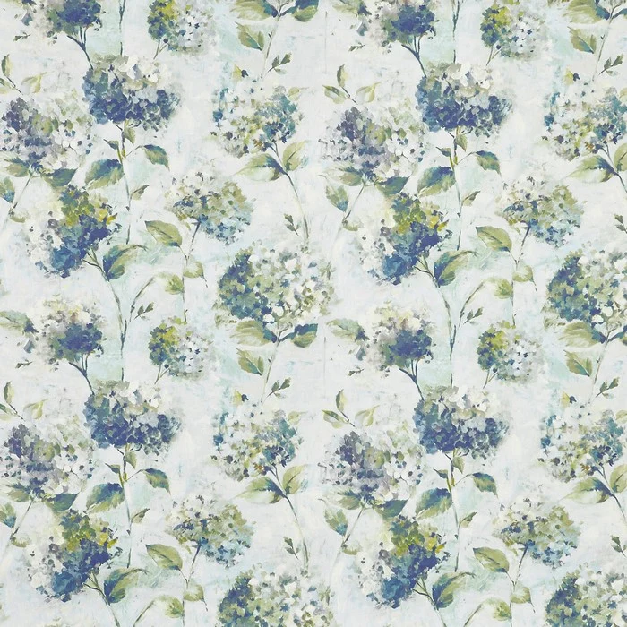 Baumwollstoff Pretty Flowers - blau