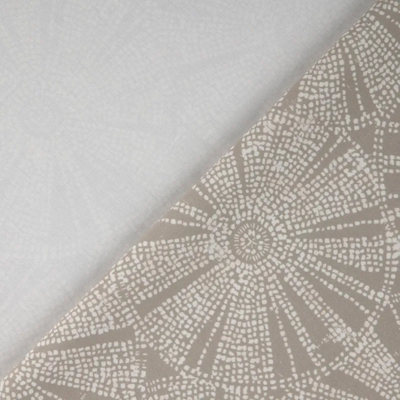Satin Batik - light mud 280 cm