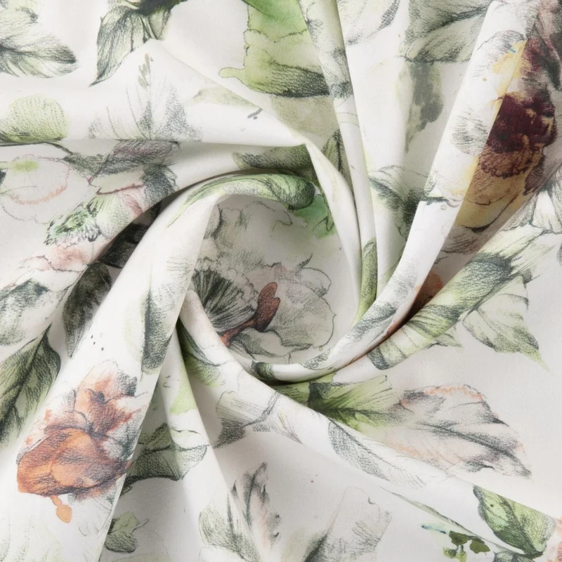 Bio Satin Flower - lime 280 cm