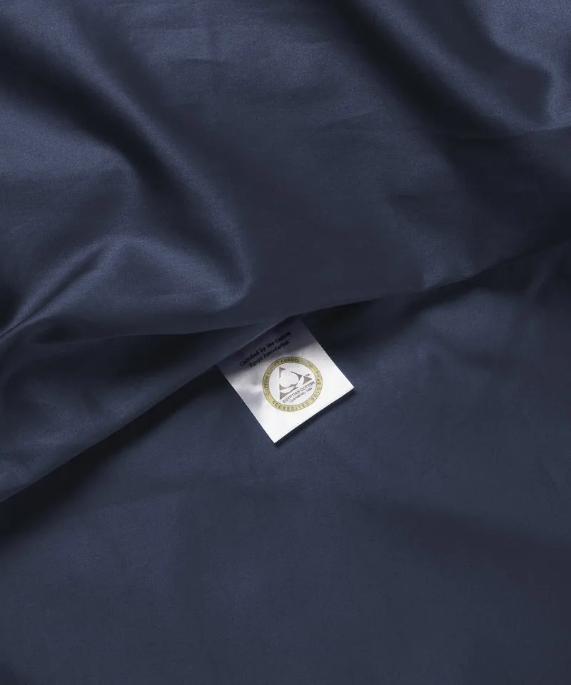 Bettwäsche Set Ägyptische Baumwolle 400TC Satin | Harbour Blue