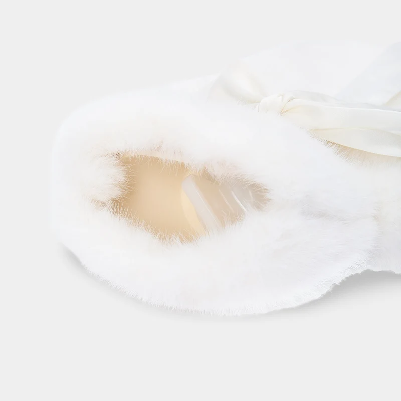 Faux Fur Warmwaterkruik - Ivoor