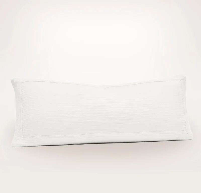 Dream Pillow Cover (Lumbar) - White