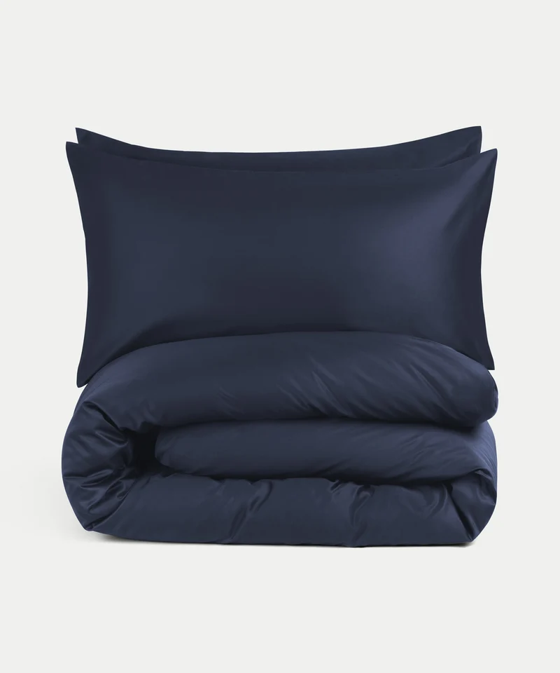 Bettwäsche Set Ägyptische Baumwolle 400TC Satin | Harbour Blue