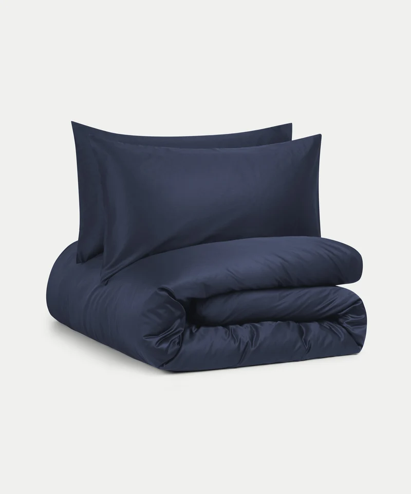 Bettwäsche Set Ägyptische Baumwolle 400TC Satin | Harbour Blue