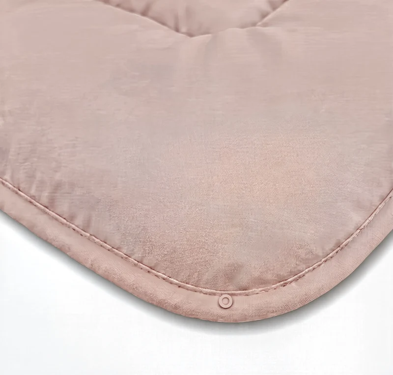 Zelesta Pure Uni 4-Jahreszeiten Baumwollbettdecke - Rosa