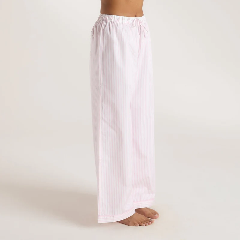 Bloom & Stripe Pyjamabroek - Roze