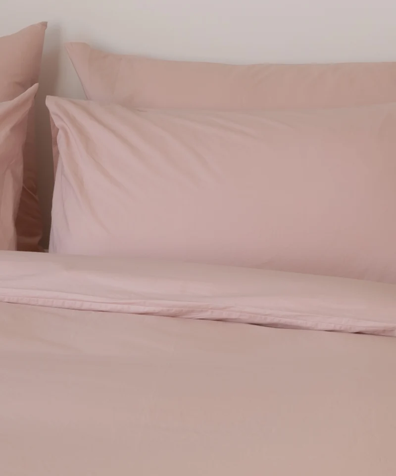 Kissenbezug Ägyptische Baumwolle Perkal 400 TC | Blush Pink