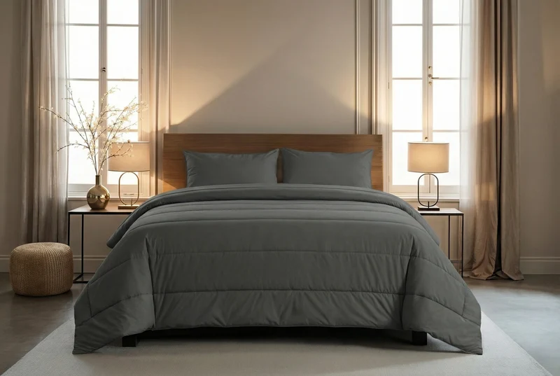 Zelesta Comfort Uni 4-Jahreszeiten Bettdecke - Anthrazit