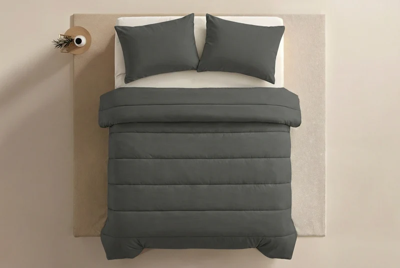 Zelesta Comfort Uni 4-Jahreszeiten Bettdecke - Anthrazit