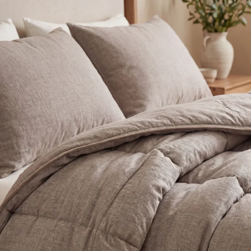 Zelesta Comfort Structure Bettdecke - Anthrazit