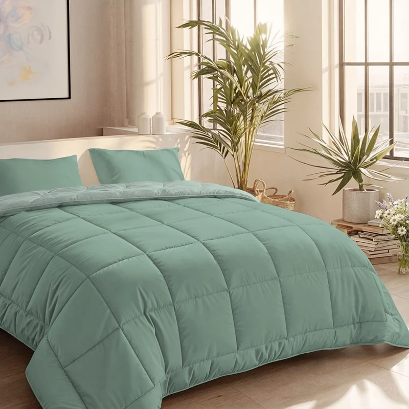 Zelesta Comfort Duo Sommerbettdecke - Mintgrün & Hellgrün