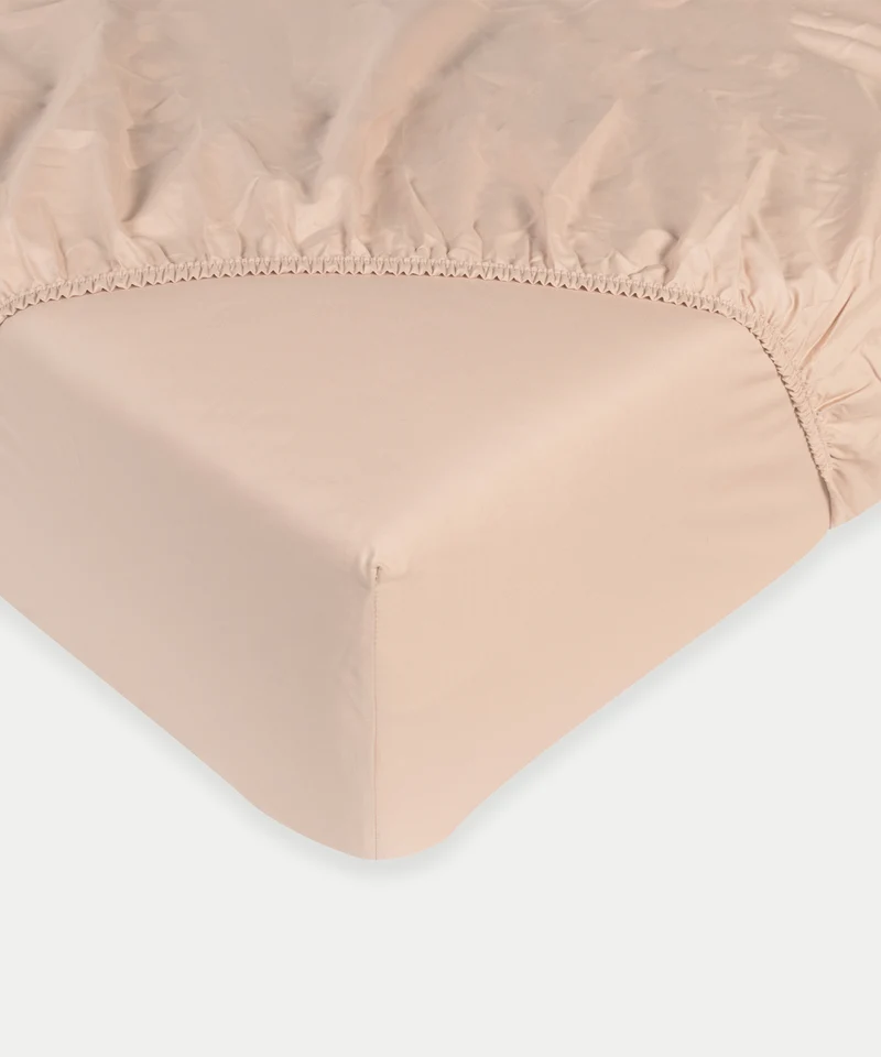 Spannbettlaken Ägyptische Baumwolle Perkal 400TC | Blush Pink