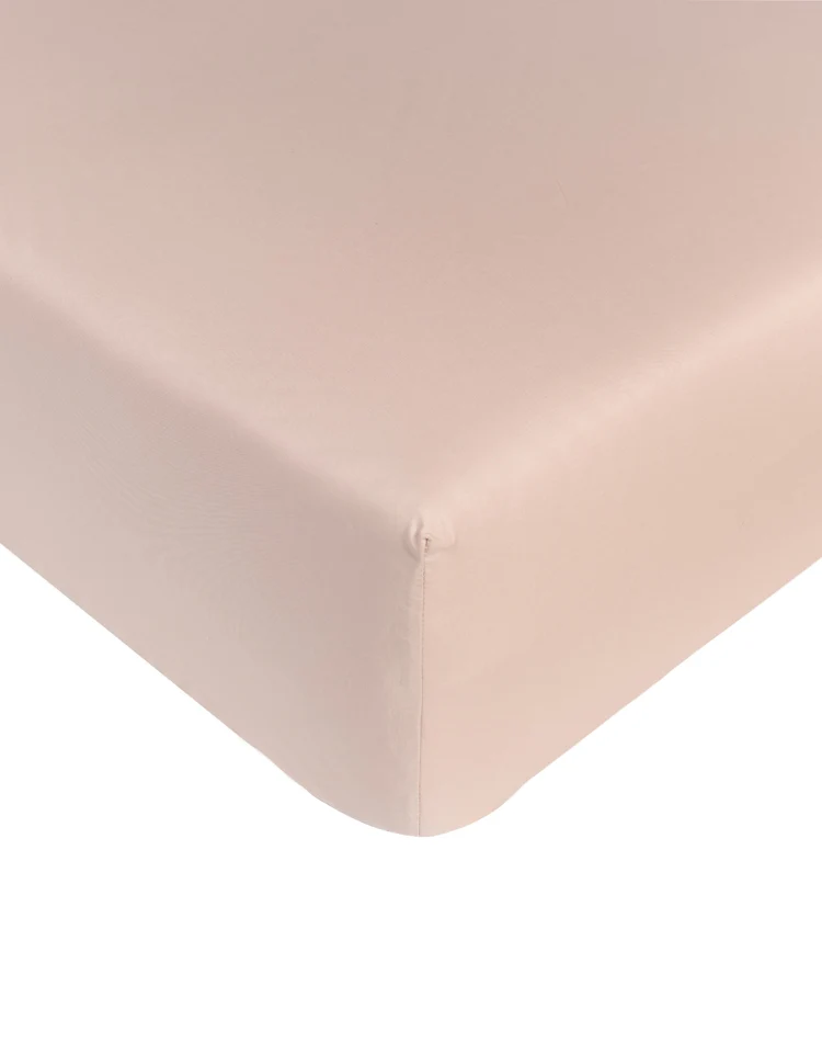 Spannbettlaken Ägyptische Baumwolle Perkal 400TC | Blush Pink