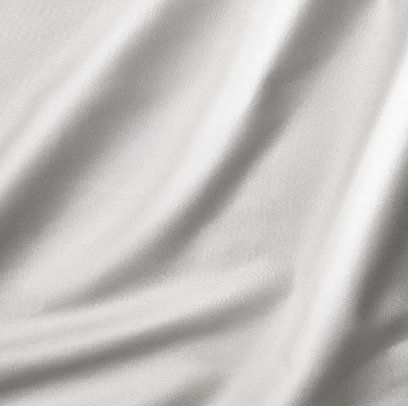 Percale Hemmed Fabric Swatch - Pewter