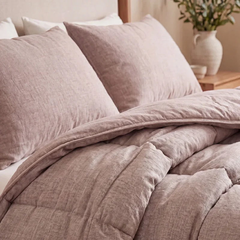 Zelesta Comfort Structure Bettdecke - Taupe