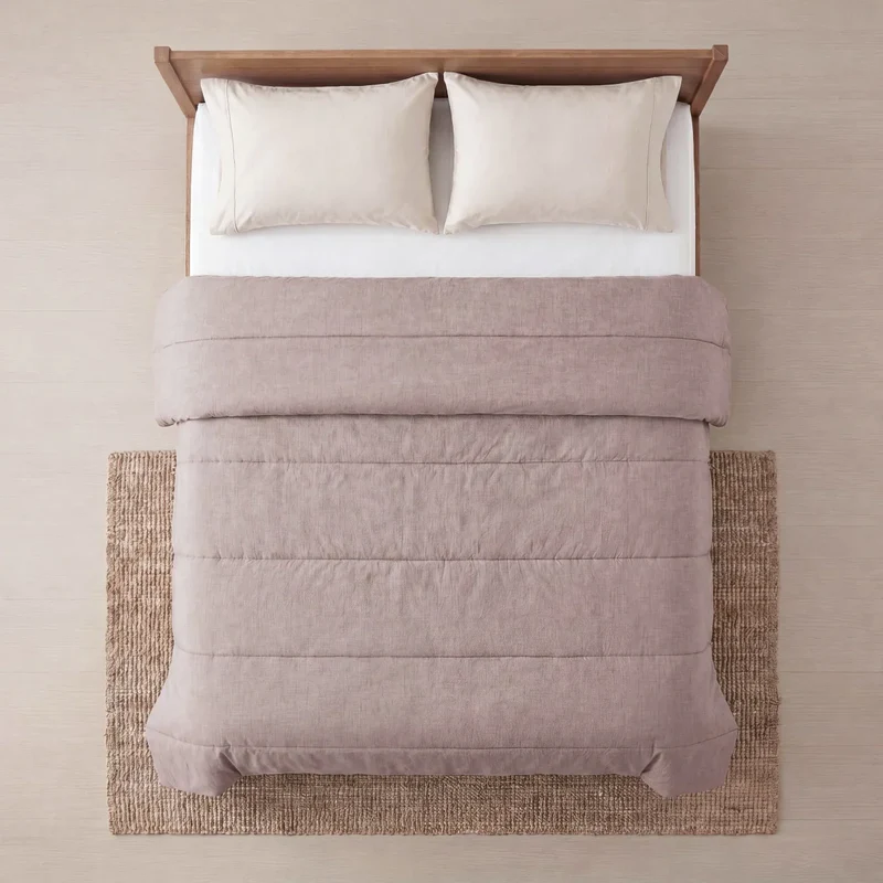 Zelesta Comfort Structure Bettdecke - Taupe
