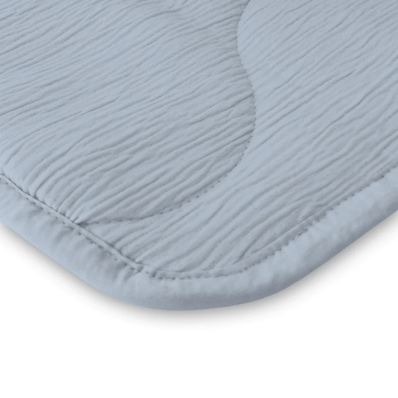 Zelesta Special Musselin Sommerbettdecke - Helles Eisblau