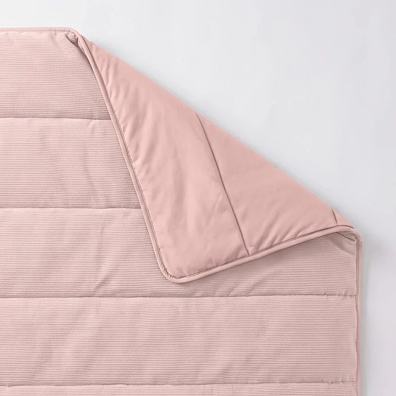Zelesta Special Corduroy Cotton Bettdecke - Staubiges Rosa