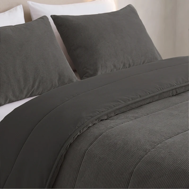 Zelesta Special Corduroy Cotton Bettdecke - Anthrazit