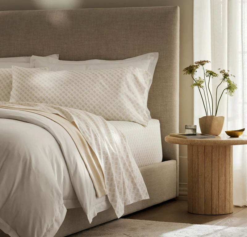 Signature Hemmed Sheet Set - Sand Marigolds