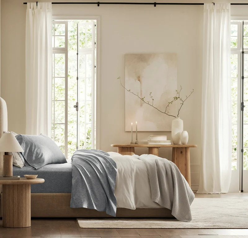 Signature Hemmed Sheet Set - Bluestone Meadow