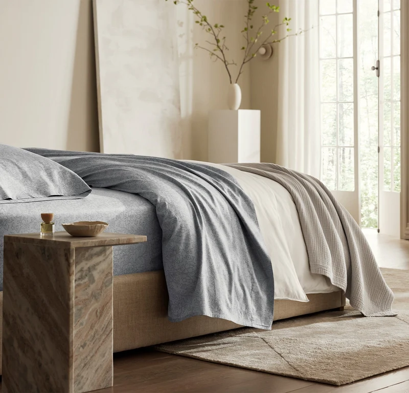 Signature Hemmed Sheet Set - Bluestone Meadow