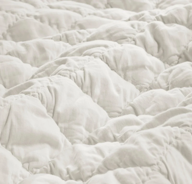 Signature Handstitched Cloud Comforter Set - White