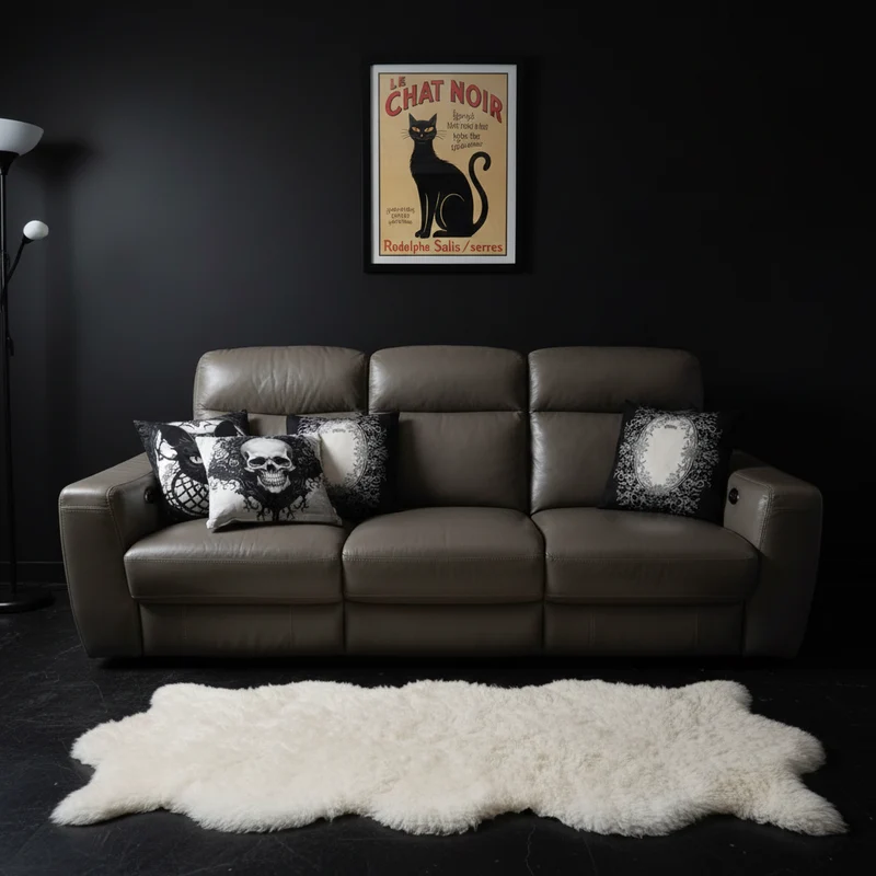 Gothic Cushion - Death Watch - Dark Gothic Academia Cushion