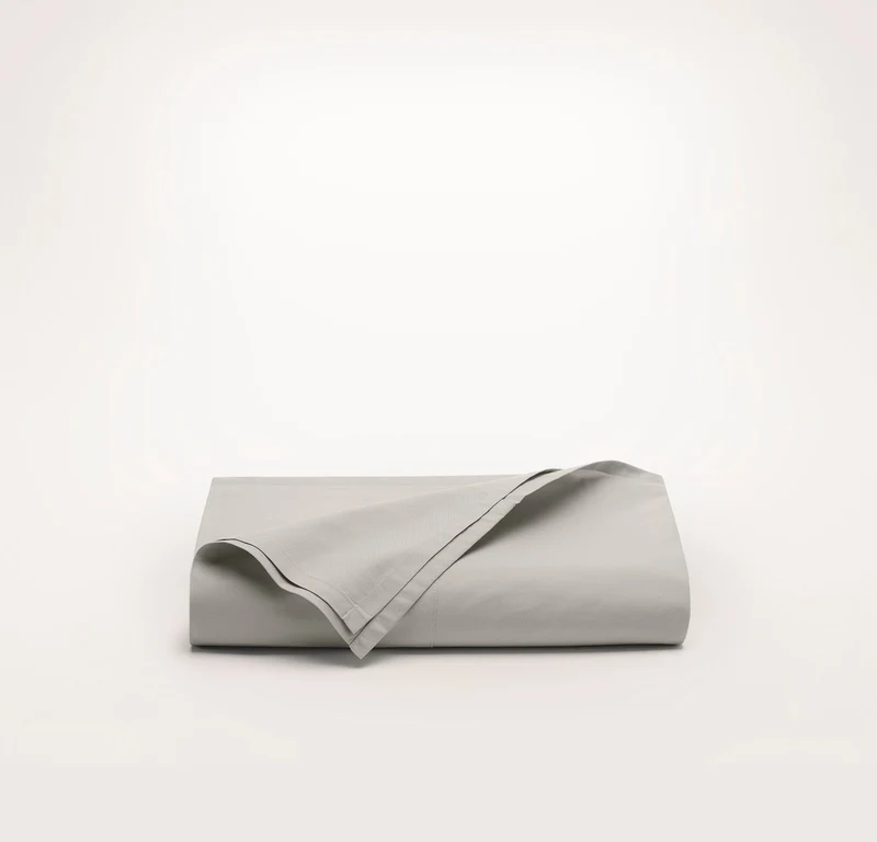 Signature Hemmed Flat Sheet - Pewter
