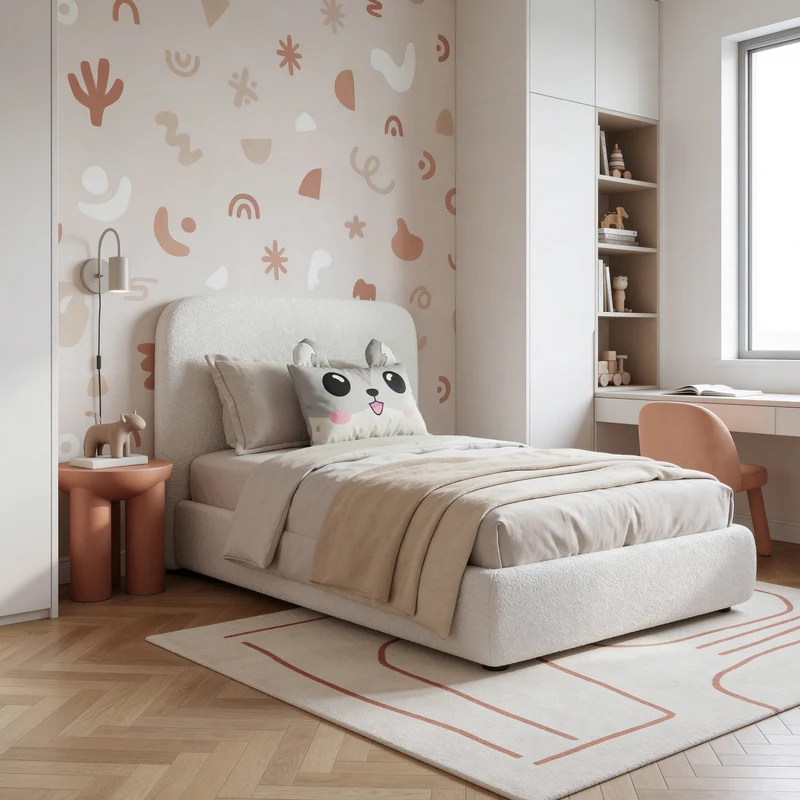 Kinderkissen Wimmy Waschbär - Grau