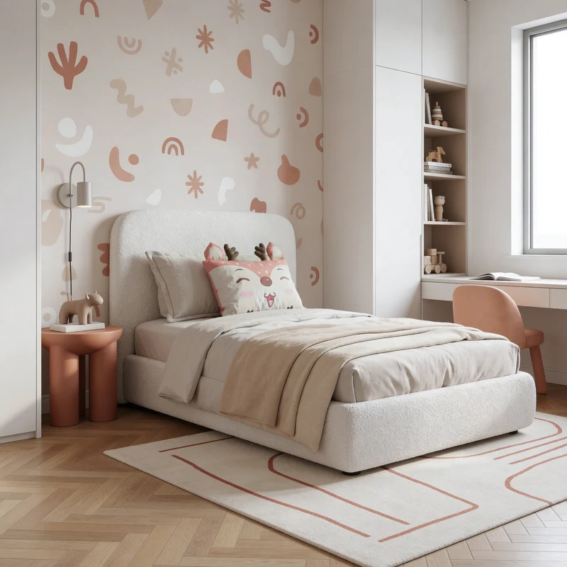 Kinderkissen Holley Kleines Reh - Braun/Beige