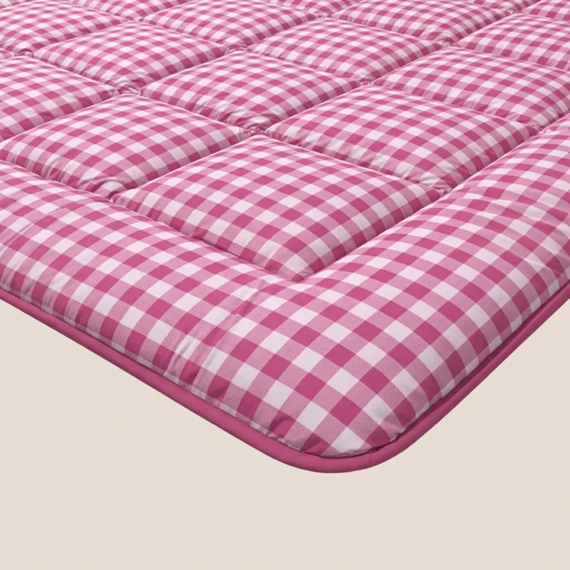 zailistade.comluxe Design Baumwollsatin Bettdecke - Pink Check